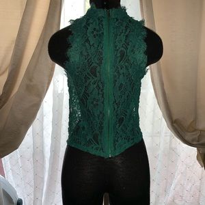 Zara Trafaluc Lace Shirt